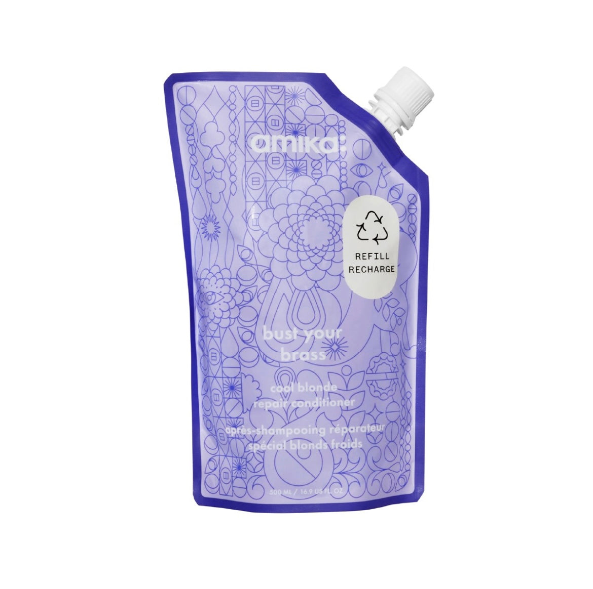 Amika Bust Your Brass Conditioner 500ml Pouch