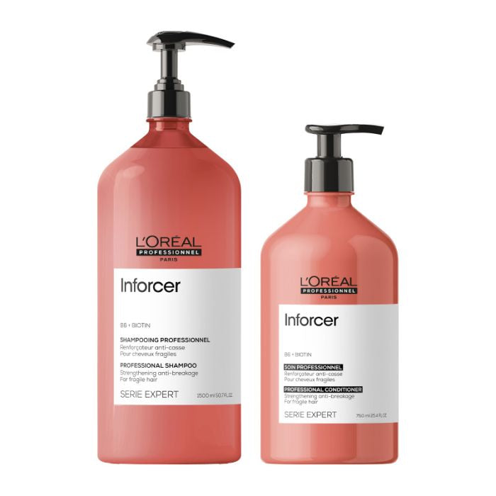 L'Oréal Professionnel Serie Expert Inforcer Shampoo 1500ml & Conditioner 750ml Duo Set