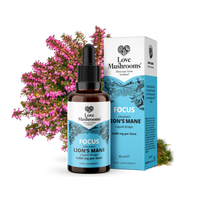 Lion’s Mane Liquid Drops (50ml) – 4000mg per Dose