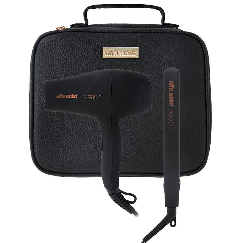 Alfa Italia Viaggio Hair Dryer & Straightener Travel Set