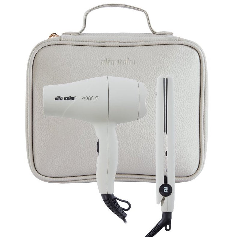 Alfa Italia Viaggio Hair Dryer & Straightener Travel Set