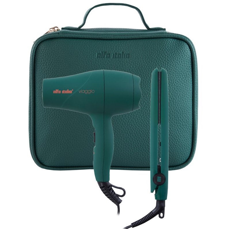 Alfa Italia Viaggio Hair Dryer & Straightener Travel Set