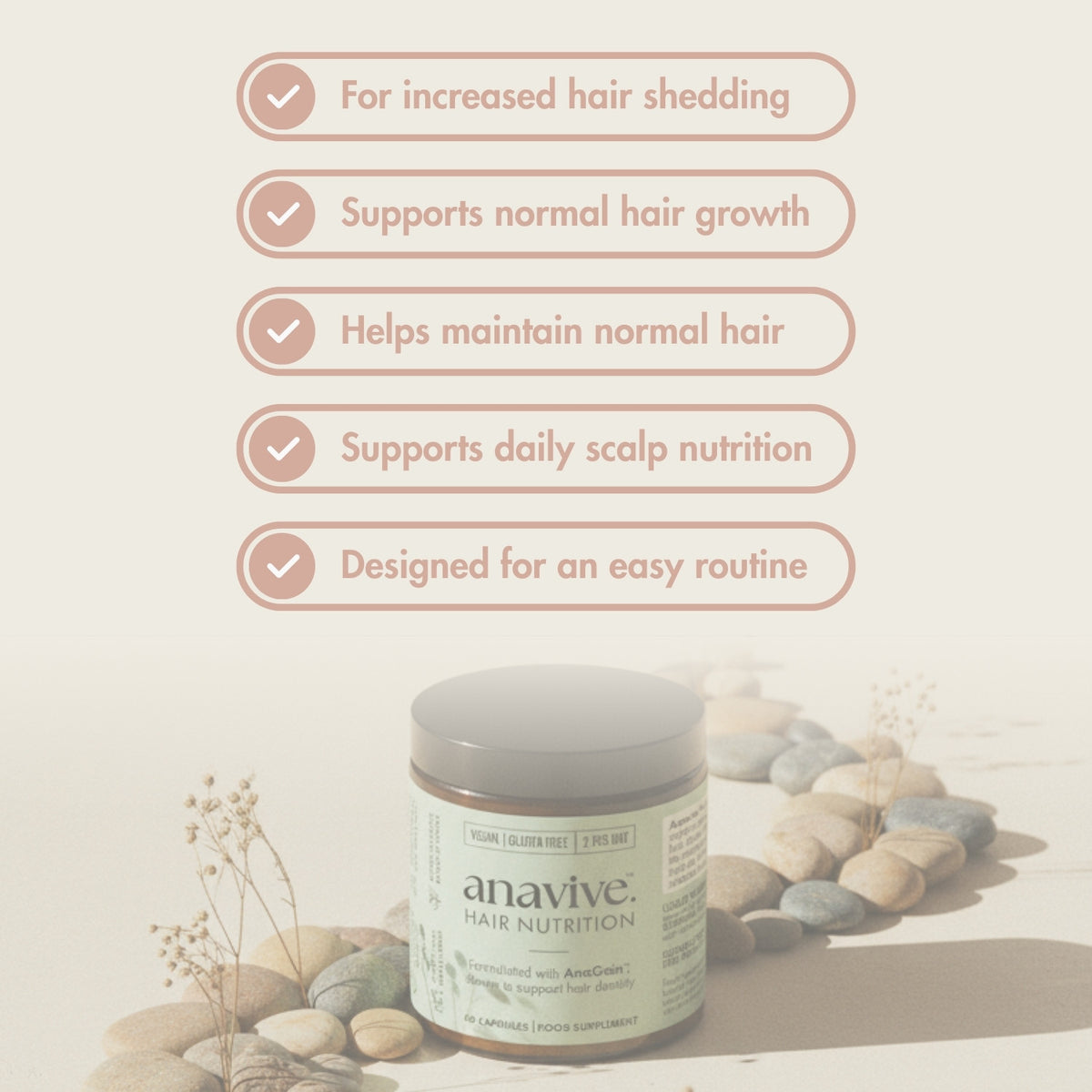 Anavive Hair Nutrition - 1 Month Supply