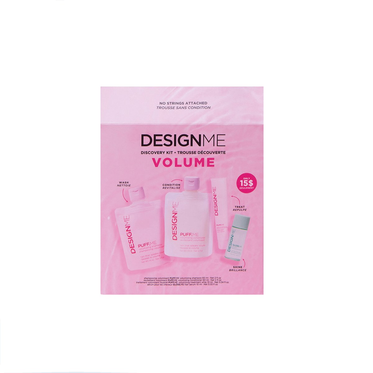 DESIGNME Puff.ME Volume Discovery Kit Gift Set