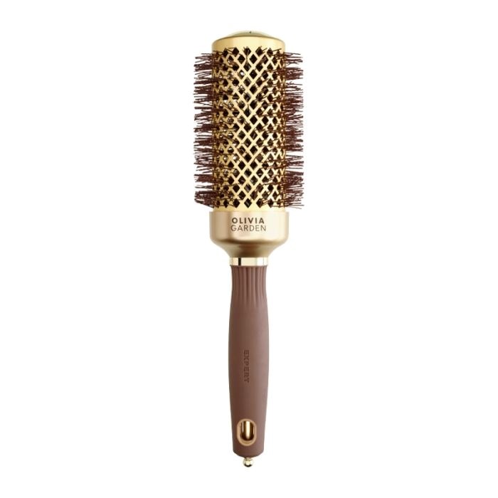 Olivia Garden Expert Blowout Shine Brush Gold and Brown 45