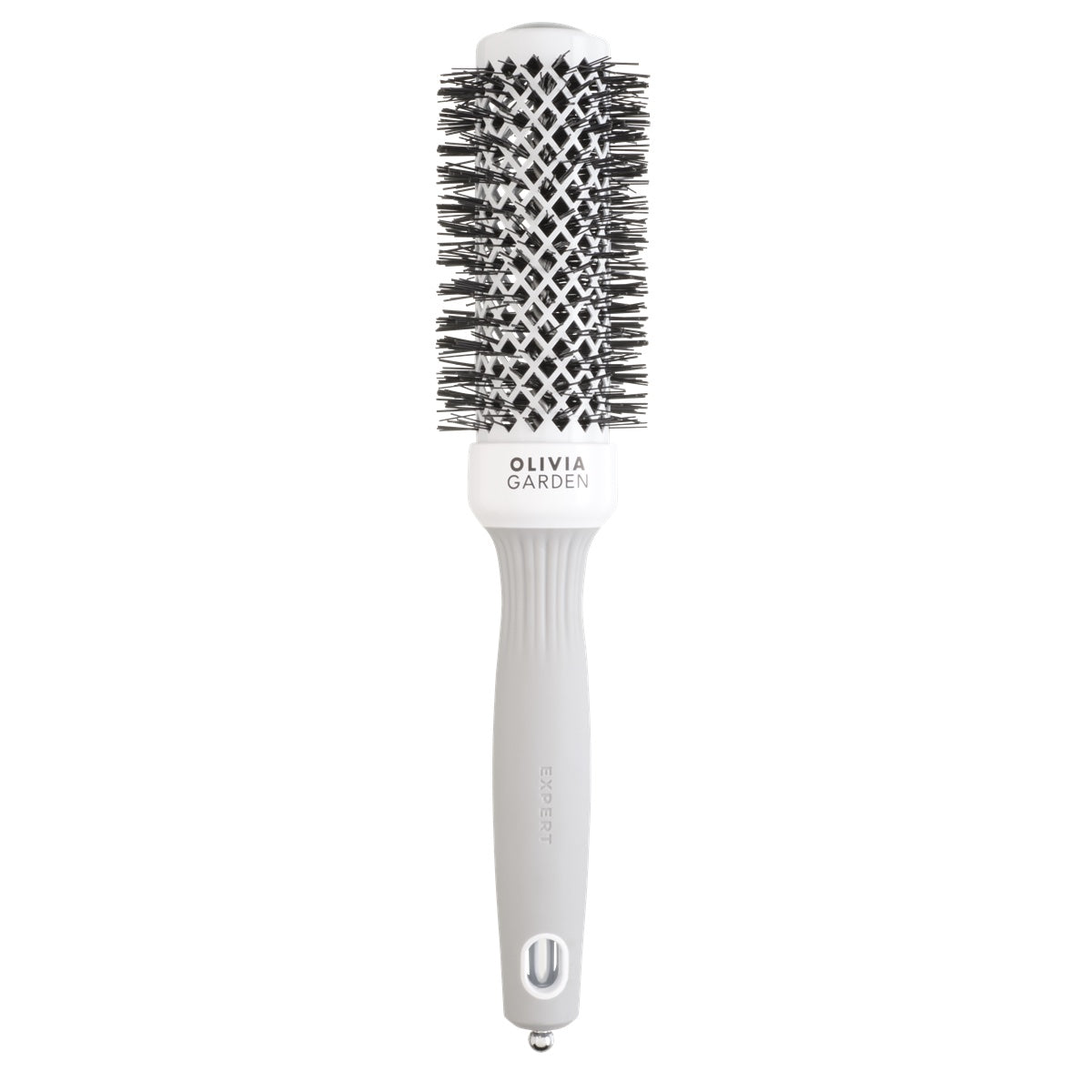 Olivia Garden Expert Blowout Speed Brush White and Grey 35